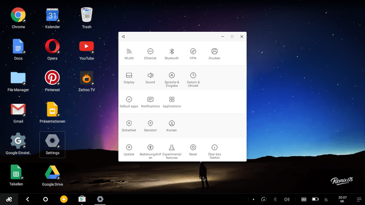 RemixOS - Android für den Desktop