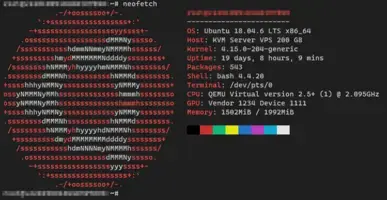 Neofetch - System Information in hübsch 