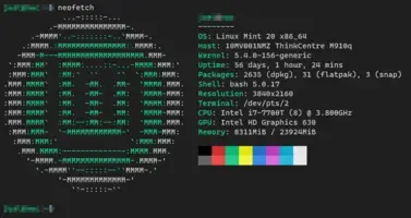 Neofetch - System Information in hübsch 