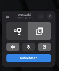 Kooha - Simpler Screen Recorder für Linux